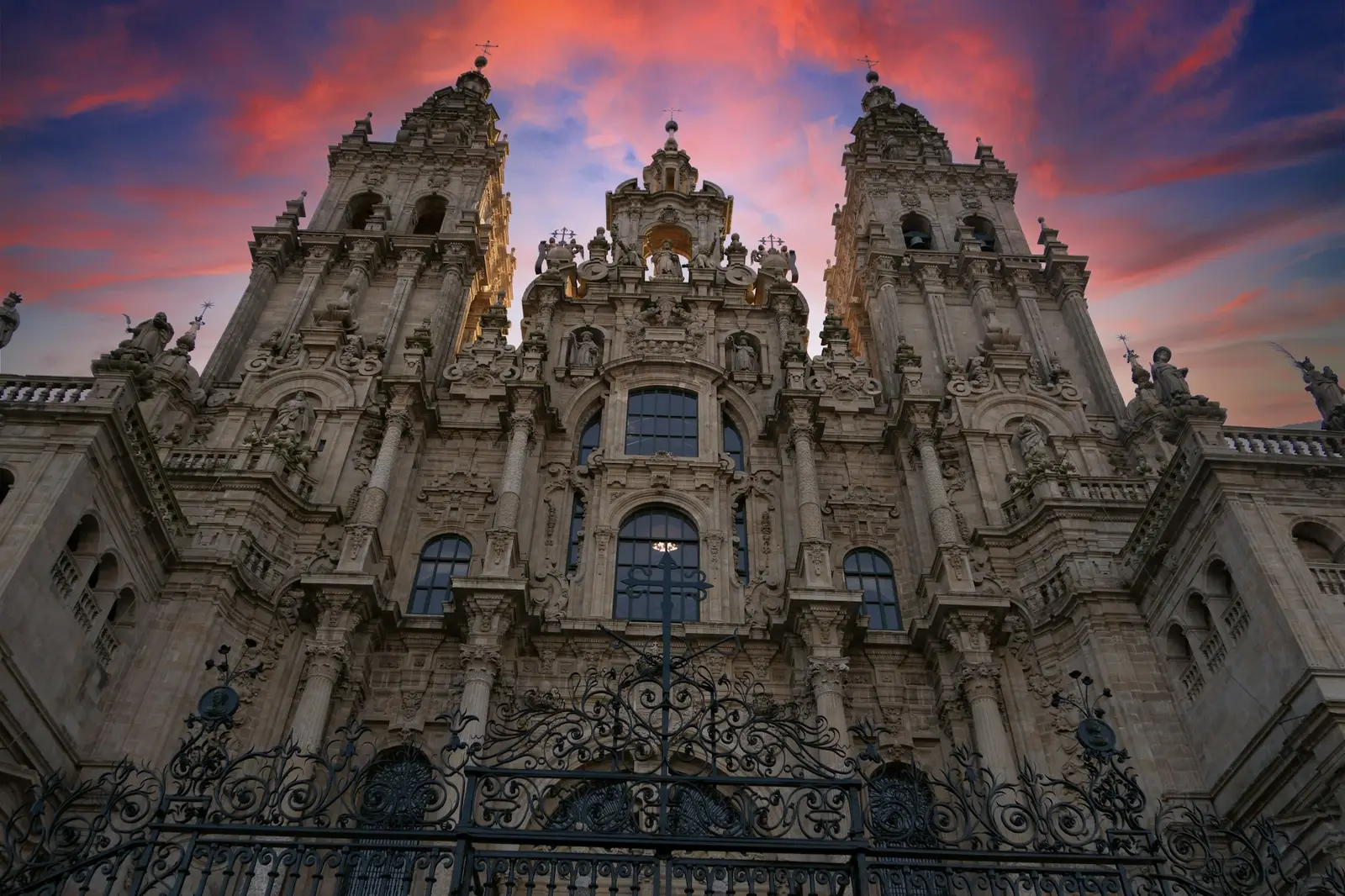 Fachada de la Catedral de Santiago de Compostela